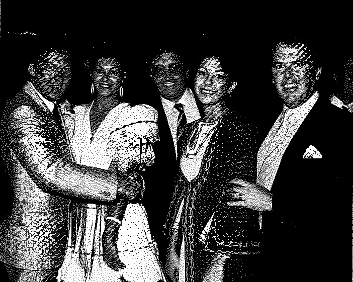 Harry Goodman, Chief-Barker-Elect, Miss Spain and Miss Cyprus
