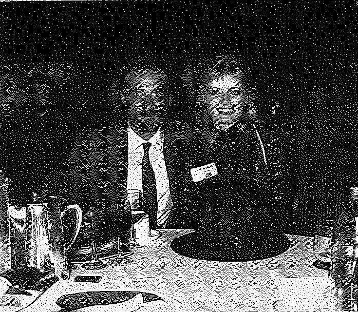 Richard Birtchnell with Miss Canada