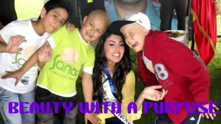 Sanar Rabel Colombia works with SANAR Foundation - Miss World