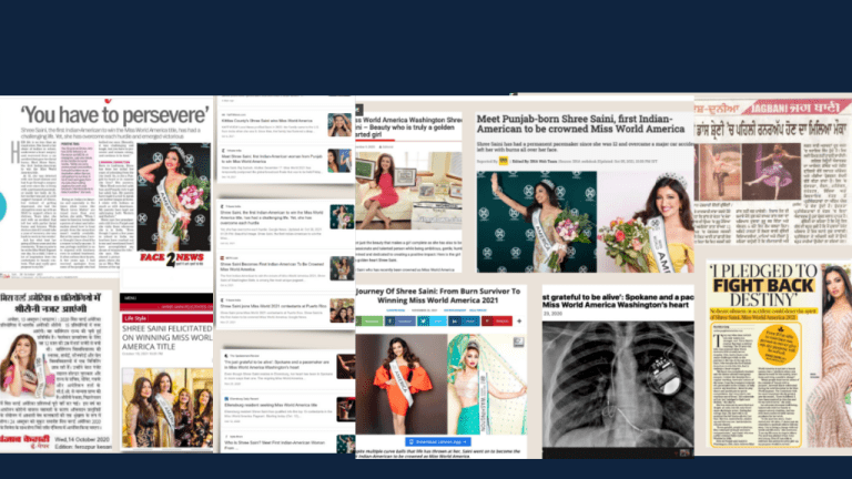 Honored and humbled to have so many journalists cover my journey & service work π