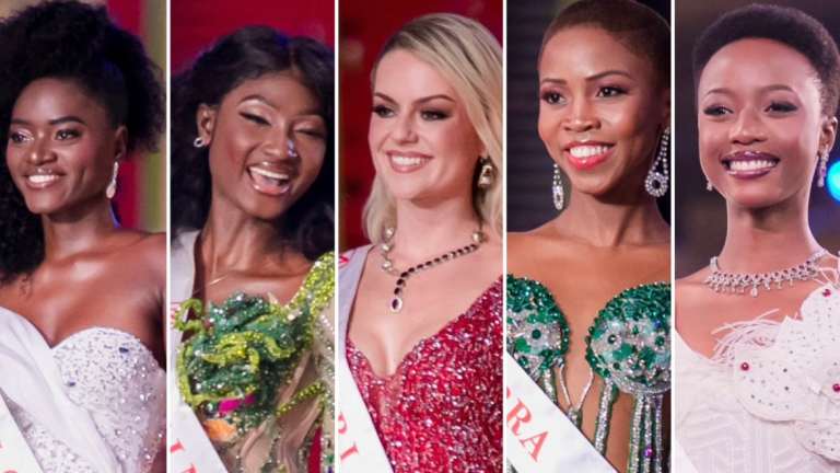 71st Miss World Photo Gallery with the candidates from Africa in evening gowns Miss World