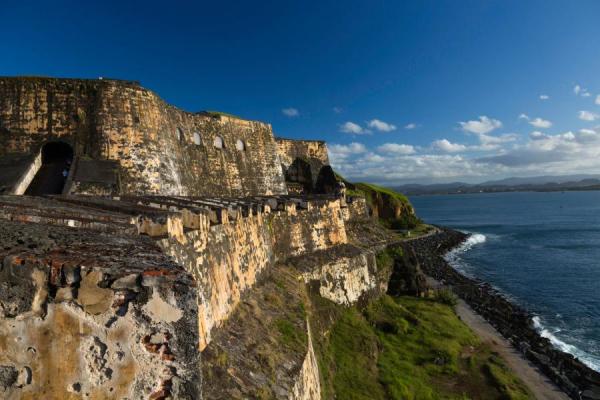 Fort San Cristóbal While El Morro protected San Juan from attacks by sea, Fort San Cristóbal was built to protect the city from land attacks.