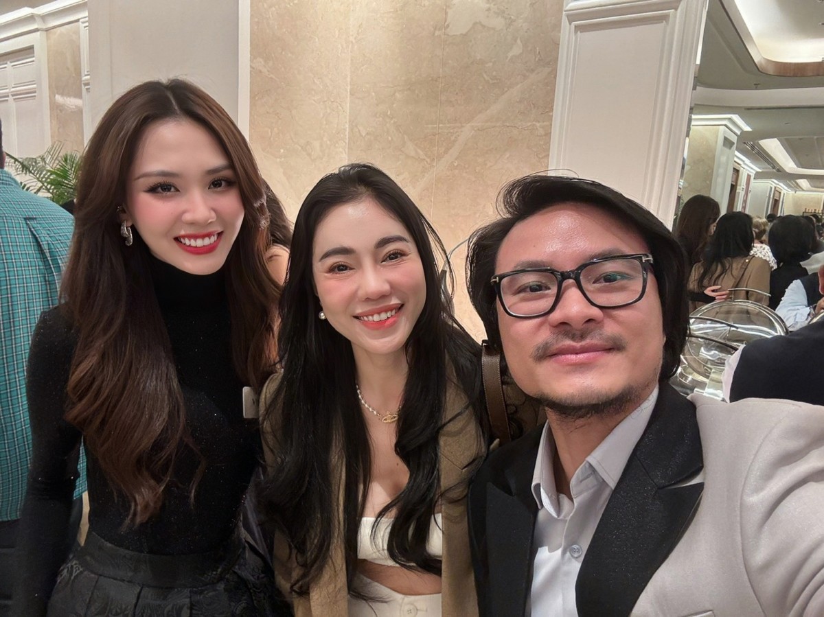 I met my National Director after the Top Model Round - Huynh Phuong - Miss  World 2023 Vietnam
