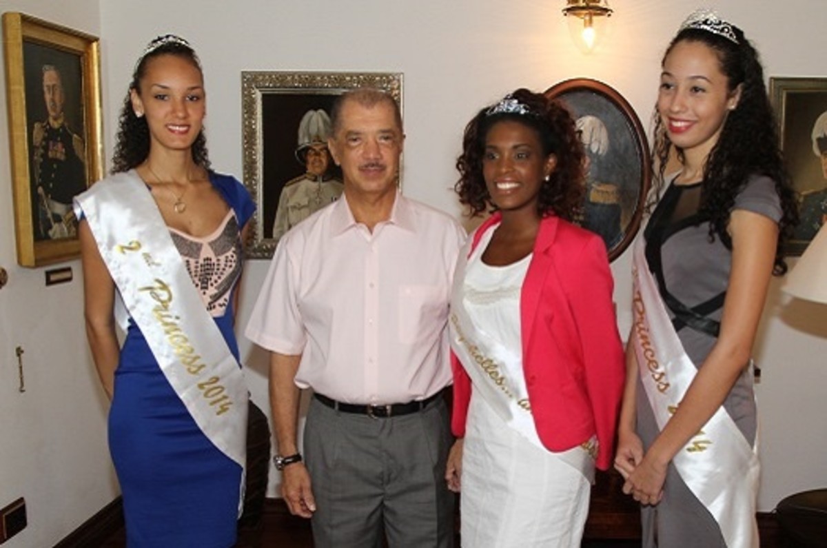 Seychelles Meets the President! Miss World